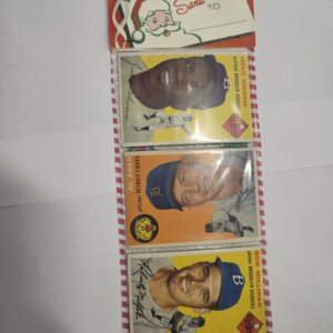 1954 Topps Santa Claus Rack Pack -Jackie Robinson Showing