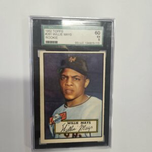 1952 Topps Willie Mays Rookie SGC 60 Ex 5