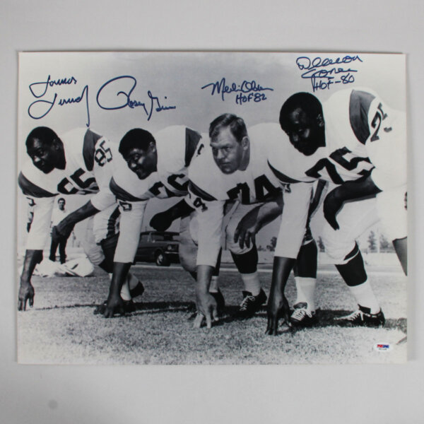 The Fearsome Foursome Signed Photo 16x20 - COA PSA/DNA