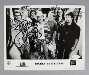 Dickey Betts Band Multi-Signed Photo 8x10 - COA JSA