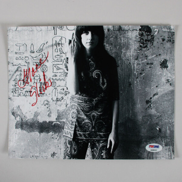 Grace Slick Signed Photo 8x10 - COA PSA/DNA