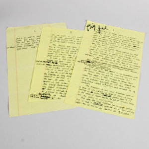 Billy Joel Signed Handwritten Speech - COA JSA