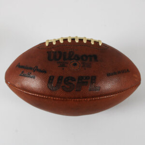 1982-1985 Official Wilson USFL Chet Simmons On Field Football Game Ball
