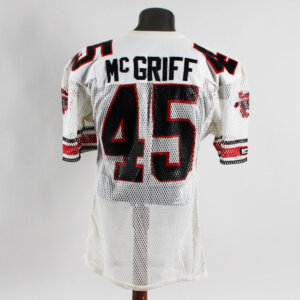 Lee McGriff Game-Worn Jersey USFL Tampa Bay Bandits 1984 COA 100% Authentic