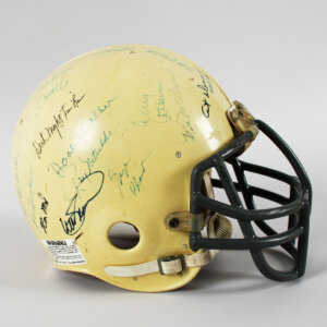 NFL HOFers Signed Helmet Full Size Authentic - Ray Nitschke, Doak Walker, etc. - COA JSA