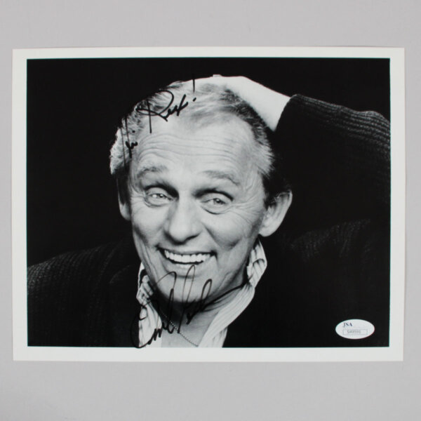 Frank Gorshin Signed Photo 8x10 w/ Hand Written Letter - COA JSA