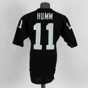David Humm Game-Issued Jersey Raiders - COA 100% Authentic Team