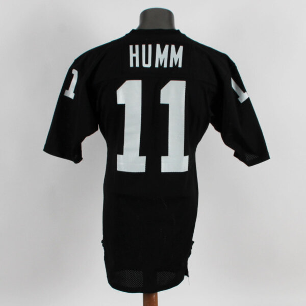David Humm Game-Issued Jersey Raiders - COA 100% Authentic Team