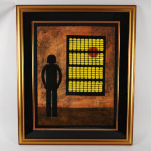Rufino Tamayo Signed Artwork Hombre En La Ventana Mixografía Lithograph