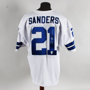 Deion Sanders Signed Jersey Cowboys - COA JSA