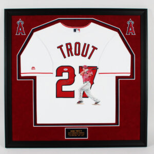 Mike Trout Signed Jersey Los Angeles Angels PSA COA