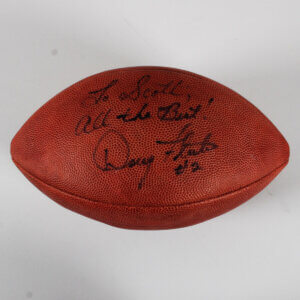Doug Flutie Signed Football - COA JSA