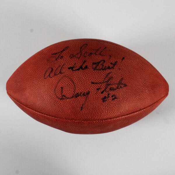 Doug Flutie Signed Football - COA JSA