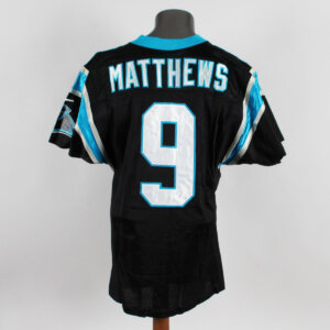 Shane Matthews Game Worn Jersey 1998 NFL Carolina Panthers #9 100% Authentic Team
