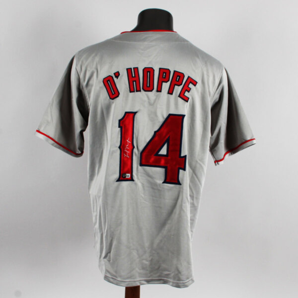 Logan O'Hoppe Signed Jersey Angels - COA BAS