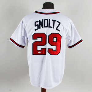 John Smoltz Signed Jersey Authentic Braves - COA JSA