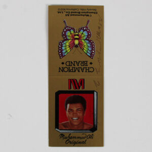 Muhammad Ali Signed Advertisement Aftershave - COA JSA
