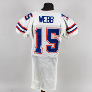 Demetrice Webb Game Issued Jersey Florida Gators 2004 Peach Bowl - COA