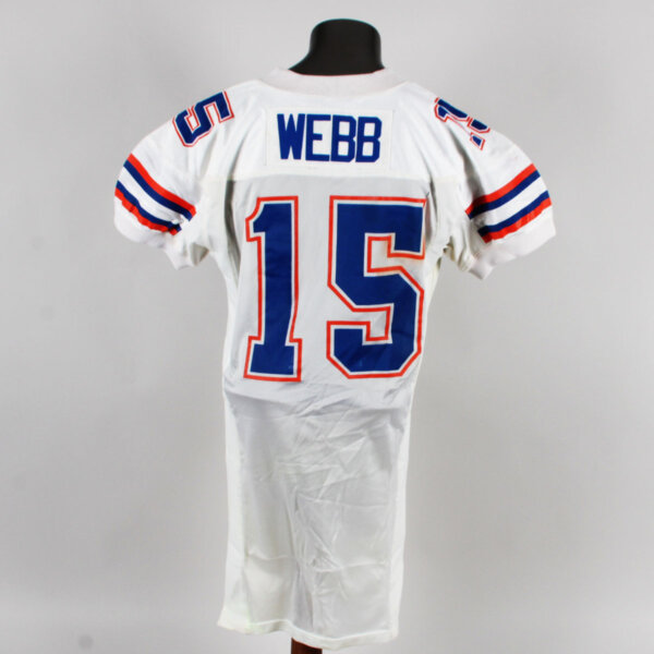 Demetrice Webb Game Issued Jersey Florida Gators 2004 Peach Bowl - COA