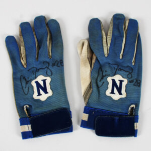 Chris Doering Game Worn Gloves Signed 1992-95 Florida Gators - COA
