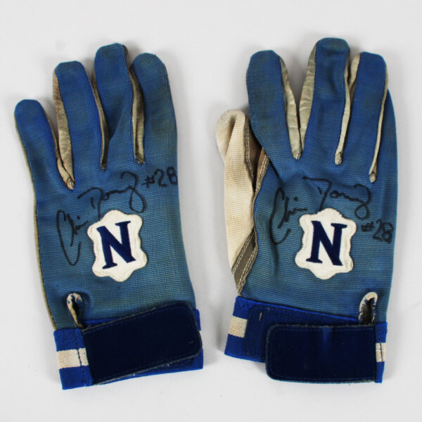 Chris Doering Game Worn Gloves Signed 1992-95 Florida Gators - COA
