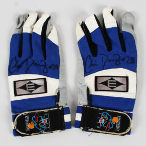 Chris Doering Game Worn Gloves Signed 1992-95 Florida Gators - COA