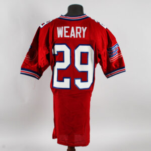 Fred Weary Game Issued Jersey #26 Senior Bowl - COA