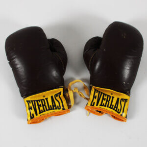 Muhammad Ali Signed Model Gloves 1970's