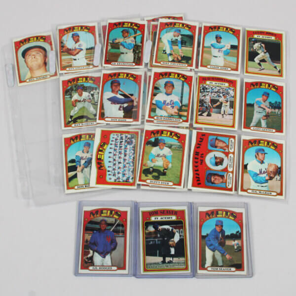 1972 Topps New York Mets Team Set (32) w/Tom Seaver Gil Hodges HOF