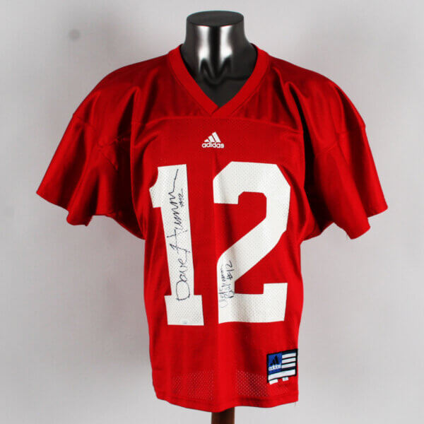 Clete Blakeman & David Humm Signed Jersey Nebraska Cornhuskers - COA JSA