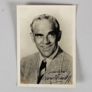 Boris Karloff Signed Photo 5x7 Frankenstein - COA JSA