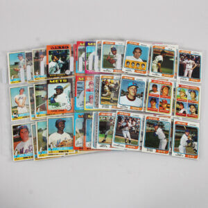 1974-1975-1976 New York Mets Topps Team Sets (81) Cards Total w/Tom Seaver VG- Ex/MT
