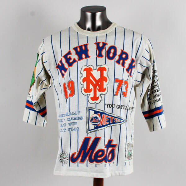 New York Mets Vintage 1973 National League Champs Tee Large