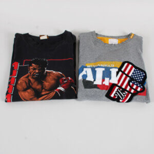 Muhammad Ali Lot of (2) T- Shirts Size L
