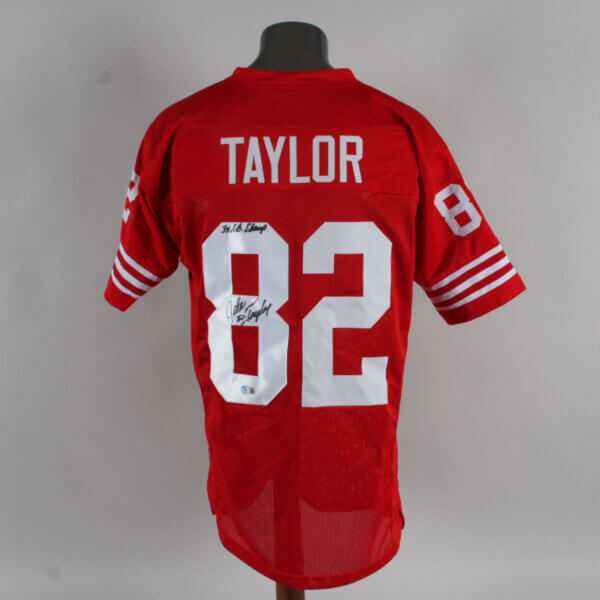 John Taylor Signed Jersey 49ers - COA BAS