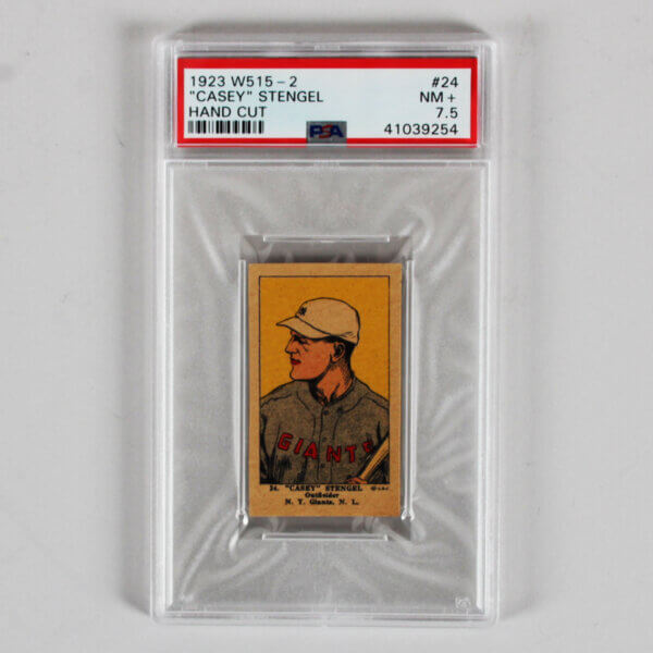 W515-2 1923 Casey Stengel #24 Card PSA 7.5  Highest Graded Card POP1