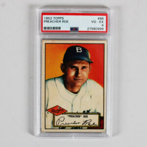 1952 Topps #66 Preacher Roe PSA 4 Vg/Ex