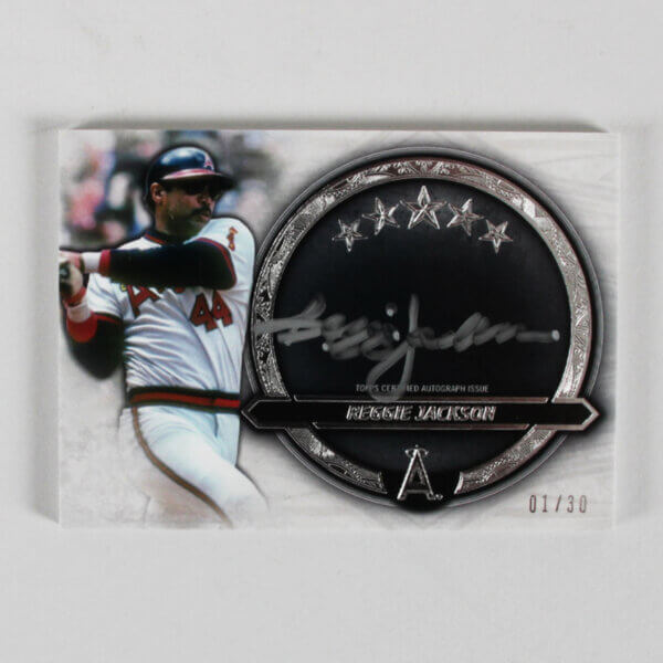 2021 Topps Five Star Reggie Jackson Silver Signatures Signed Card Auto Angels #SS-RJ 1/30