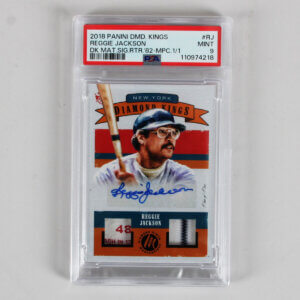 2018 Panini Diamond Kings Reggie Jackson Graded Card #RJ AUTO 1/1 - PSA 9
