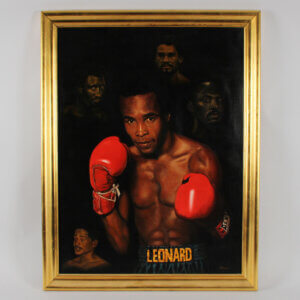 Sugar Ray Leonard Oil Painting The Triumphs of the Scientist by James Matrone