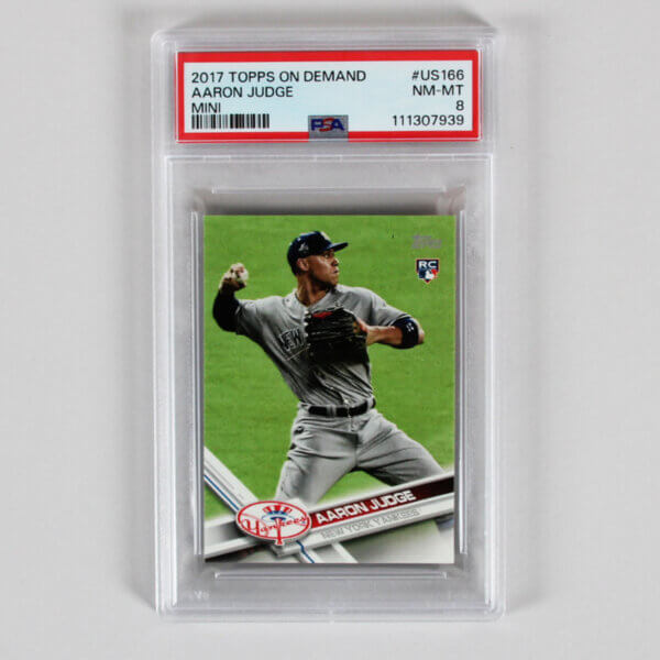 2017 Topps On Demand Aaron Judge Graded RC Card #US166 Mini - PSA 8