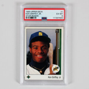 1989 Upper Deck Ken Griffey Jr. Graded RC Card #1 Star Rookie - PSA 6