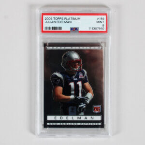 2009 Topps Platinum Julian Edelman Graded RC Card #159 - PSA 9