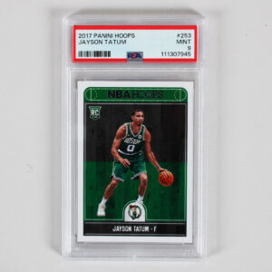 2017 Panini Hoops Jayson Tatum Graded RC Card #253 - PSA 9