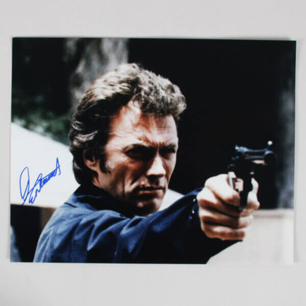 Clint Eastwood Signed Photo 11x14 Dirty Harry - COA JSA