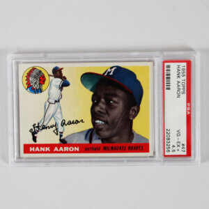 1955 Topps Hank Aaron Graded Card #47 - PSA 4.5