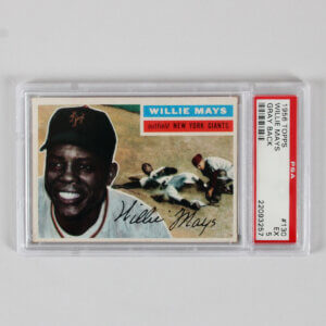 1956 Topps Willie Mays Graded Card #130 - PSA 5 (Gray Back)
