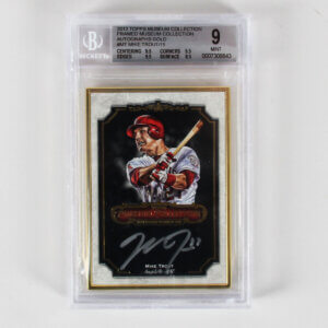 2012 Topps Museum Collection Mike Trout Graded Card #MCA-MT LE 11/15 - BGS 9 AUTO 10