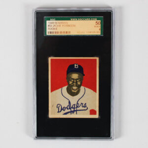 1949 Bowman Jackie Robinson Graded RC Card #50 - SGC 4 Rookie