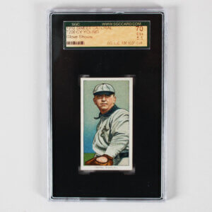 1910 Sweet Caporal T206 Cy Young Graded Card Glove Shows - SGC 5.5